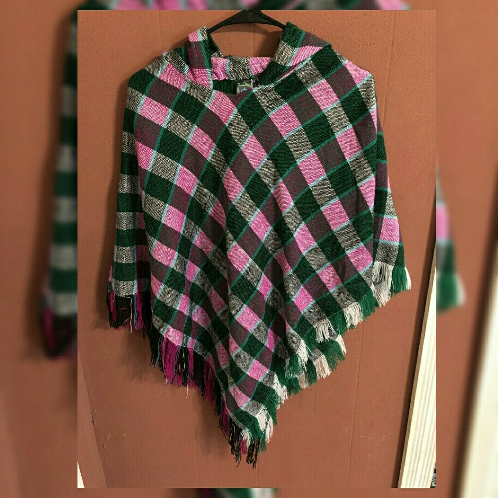 Made in Honduras hand made poncho